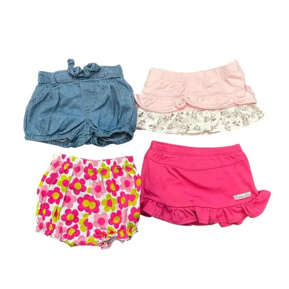 13 Pc Summer Clothing Lot Girls 3-6 mos Gerber Calvin Klein Carters Circo